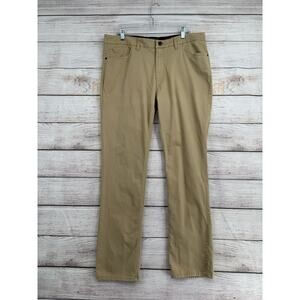 Fox Racing 5 Pocket Tapered Leg Pants Mens 36 Tan Stretch